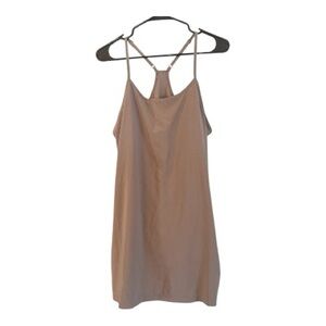 All In Motion Tan Athletic Dress with Built In Shorts Large